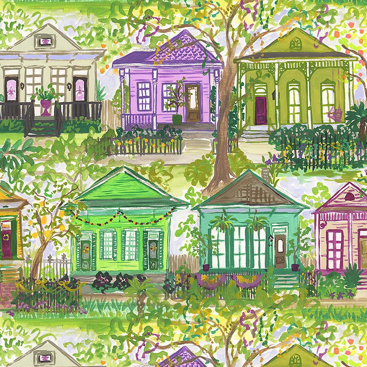 New Orleans in Multi (stella-dcwr2023) | Mardi Gras Parade | Caitlin Wallace Rowland | Dear Stella